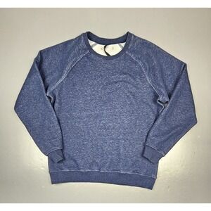 Fabletics Sweatshirt Mens Large. Blue Crewneck Soft Long‎ Sleeve Athletic